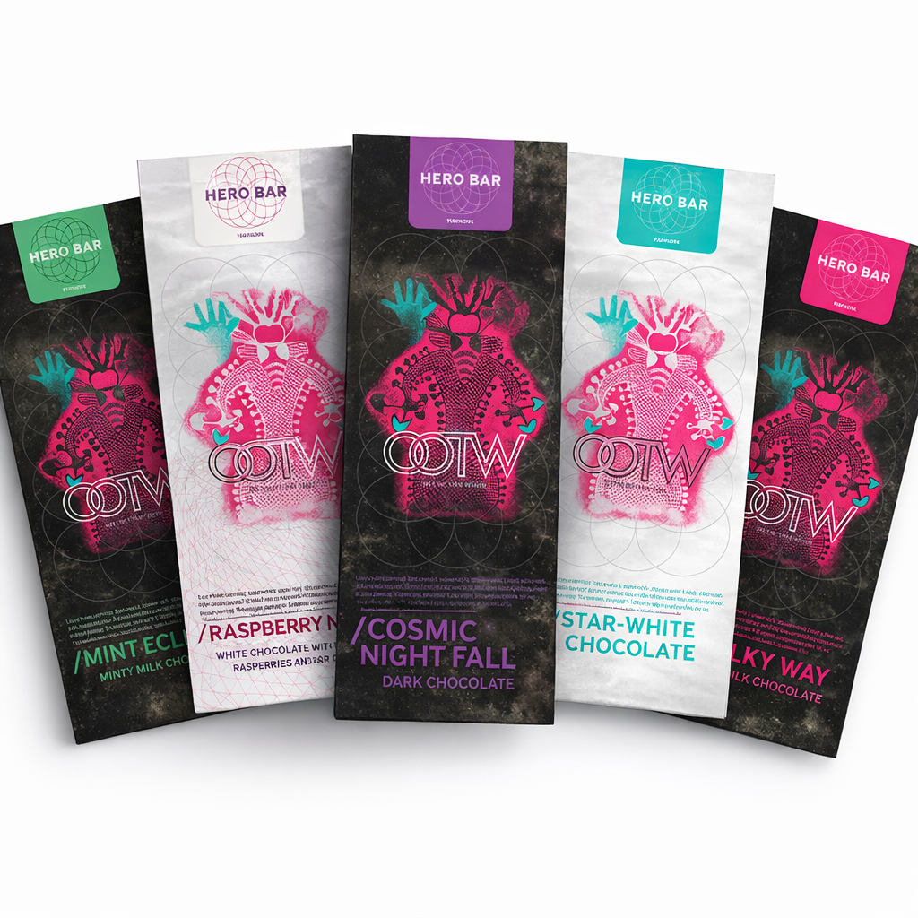 Cosmic Chocolate Bar Variety Pack | All 5 Flavors  Out Of This World