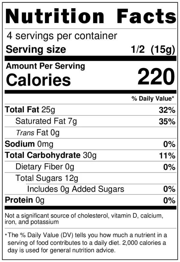 Caramel-NutritionLabel